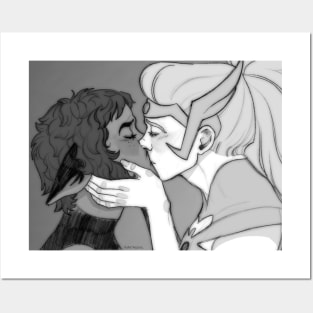 Catradora kiss Posters and Art